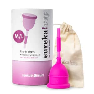 copa menstrual autovaciable