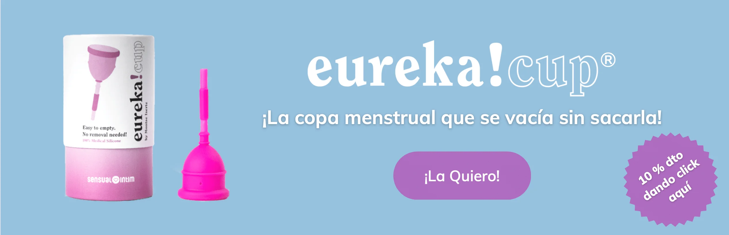 descuento eureka cup | blog sensual intim