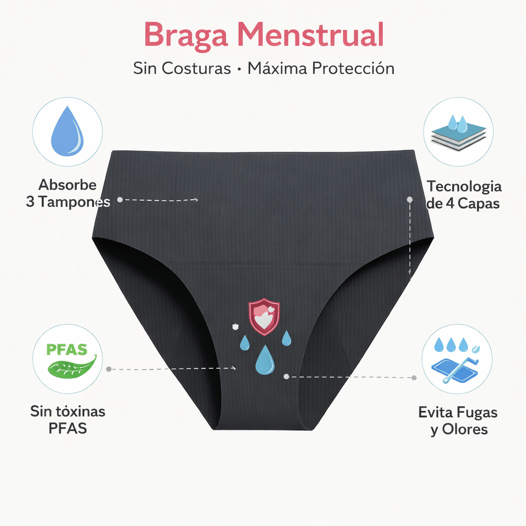 braga menstrual sin costuras